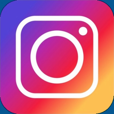 clickable Instagram logo icon