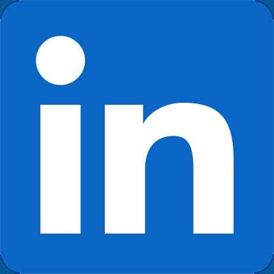 clickable LinkedIn log icon